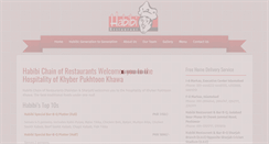 Desktop Screenshot of habibirestaurantnbarbq.com